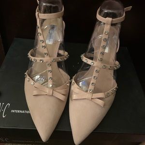 INC International Concepts Pointed Toe Ankle Strap Classic Pumps